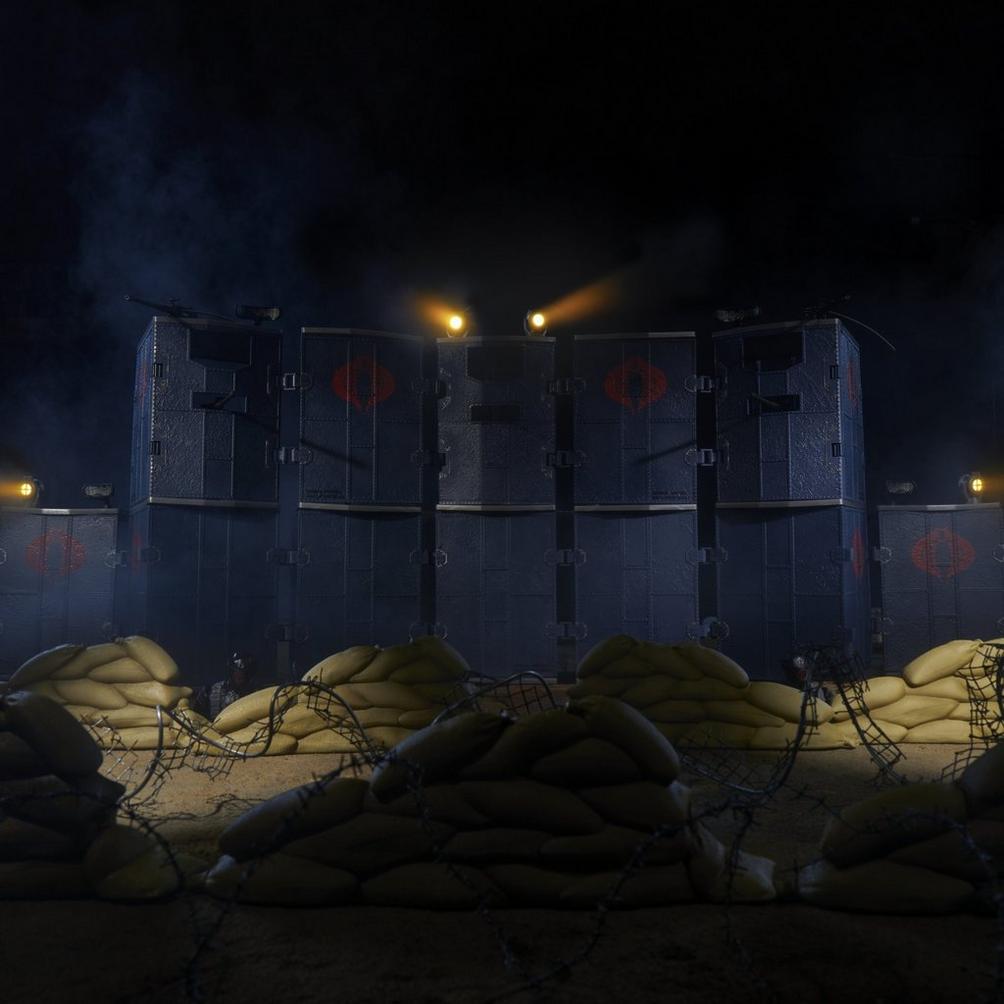 TRENCH VIPER Y COBRA MODULAR FORTIFICATION G.I.JOE CLASSIFIED HASBRO