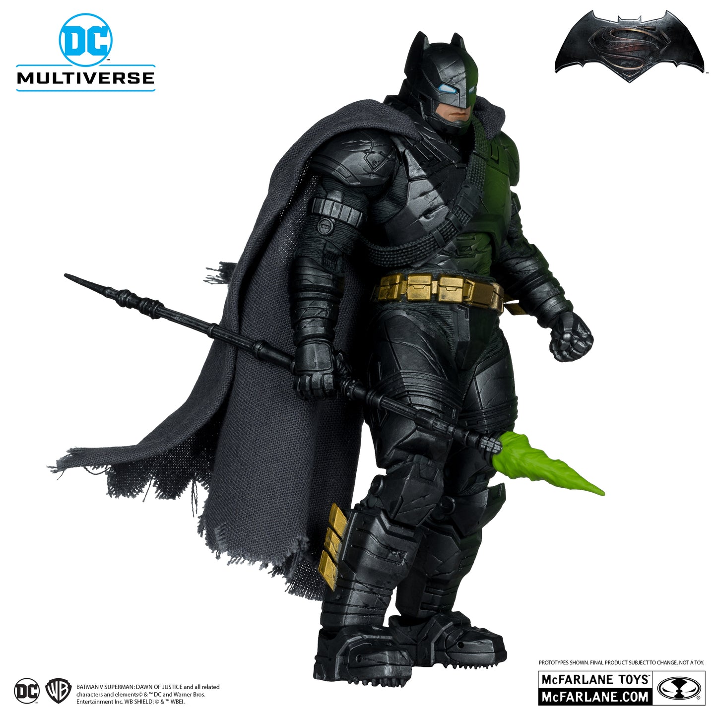 SUPERMAN FALSE GOD Y BATMAN ARMORED EDICION PLATINUM SET BVS DAWN OF JUSTICE DC MULTIVERSE