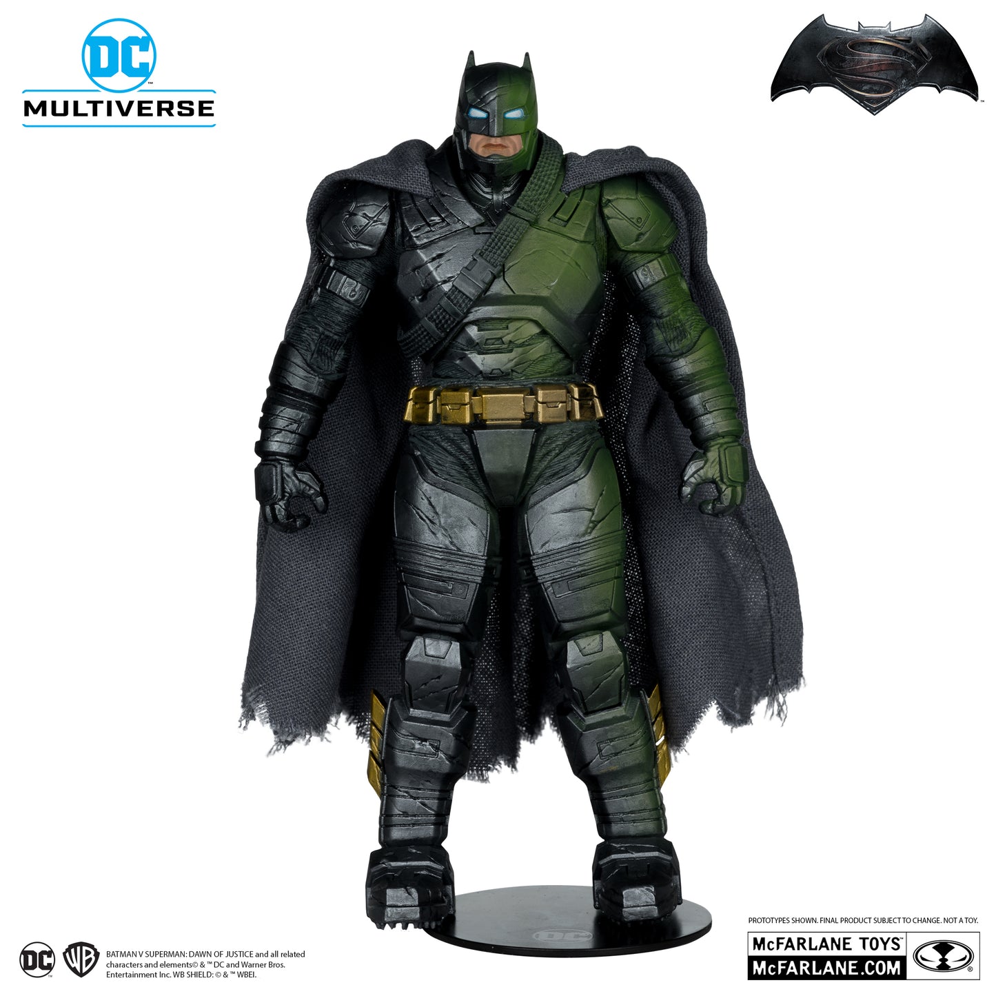 SUPERMAN FALSE GOD Y BATMAN ARMORED EDICION PLATINUM SET BVS DAWN OF JUSTICE DC MULTIVERSE