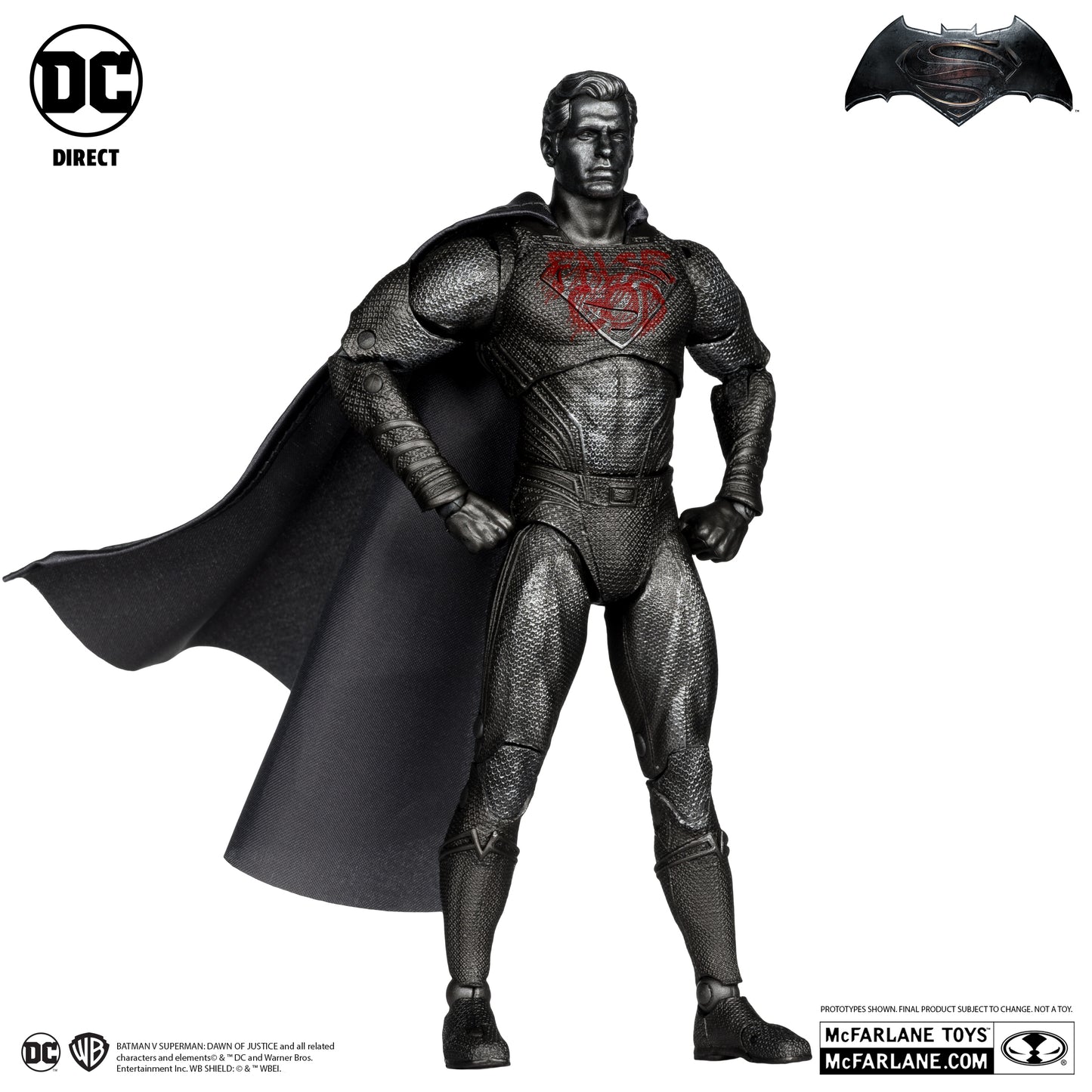 SUPERMAN FALSE GOD Y BATMAN ARMORED EDICION PLATINUM SET BVS DAWN OF JUSTICE DC MULTIVERSE
