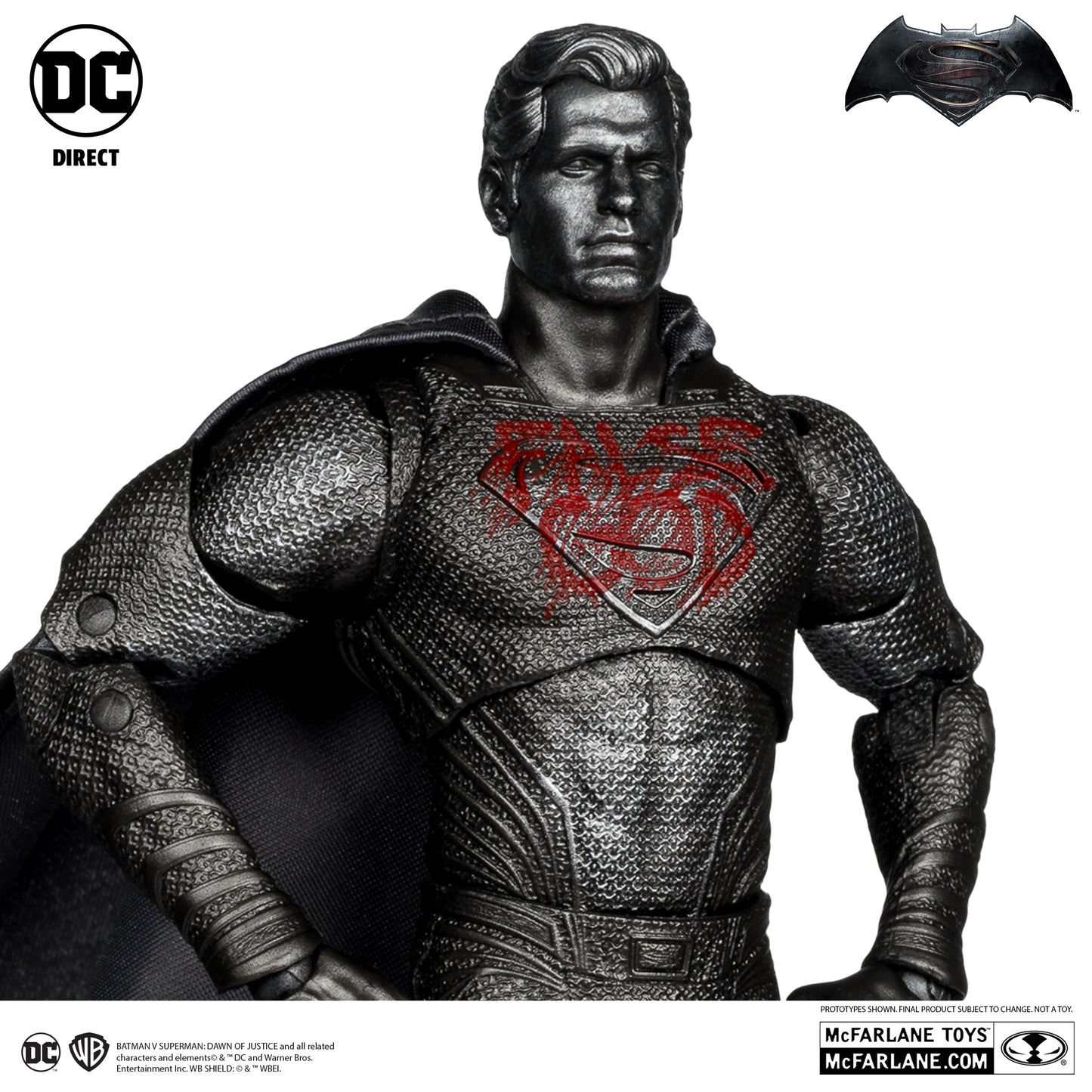SUPERMAN FALSE GOD Y BATMAN ARMORED EDICION PLATINUM SET BVS DAWN OF JUSTICE DC MULTIVERSE