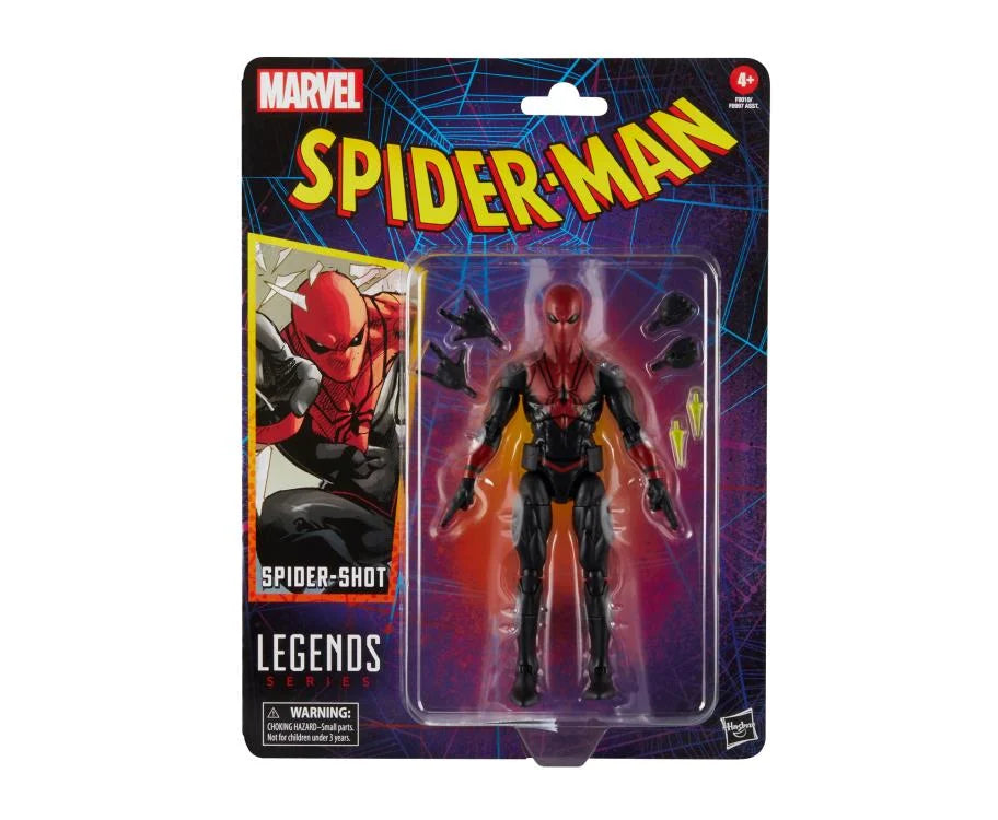 SPIDER SHOT SPIDERMAN RETRO MARVEL LEGENDS HASBRO
