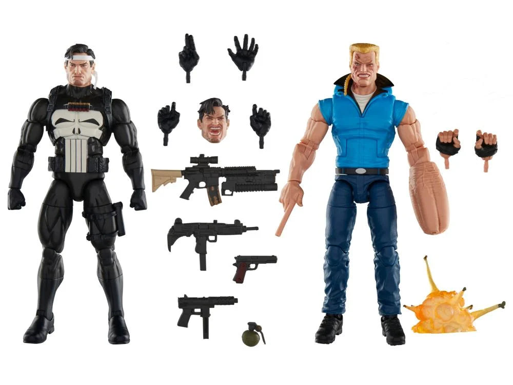 PUNISHER Y BUSHWACKER 2PACK MARVEL LEGENDS HASBRO