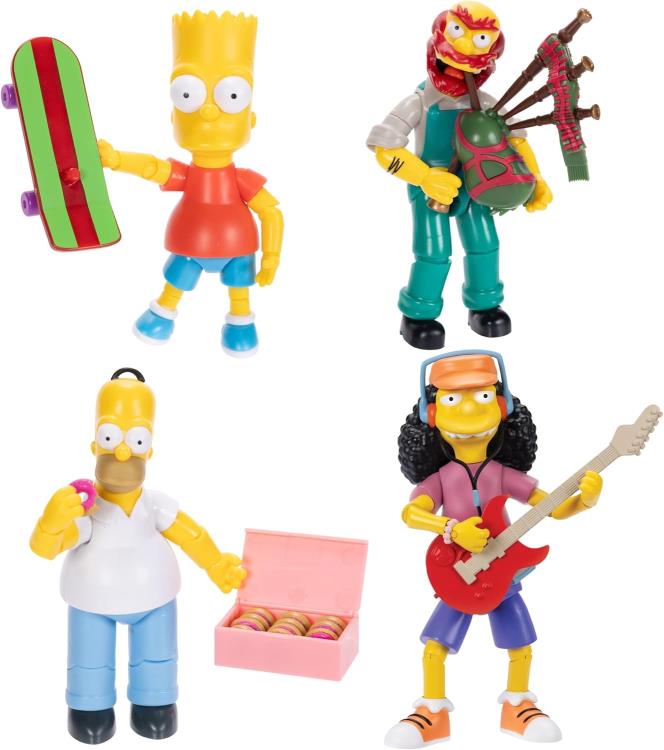 LOS SIMPSONS WAVE 1 JAKKS PACIFIC 5 PULGADAS