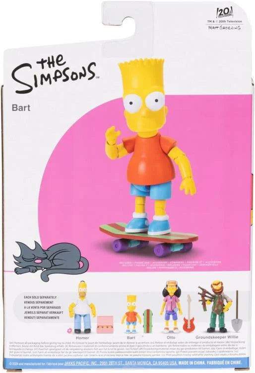 LOS SIMPSONS WAVE 1 JAKKS PACIFIC 5 PULGADAS