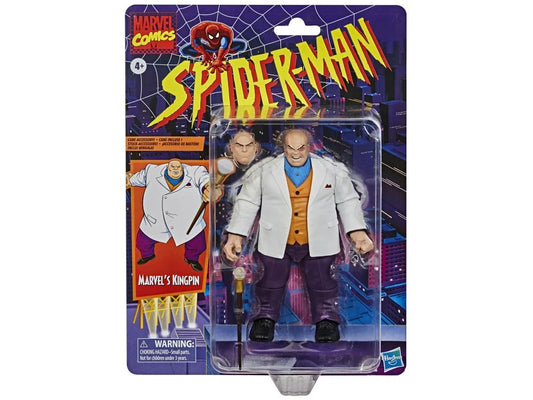 KINGPIN RETROCARD SPIDERMAN MARVEL LEGENDS HASBRO