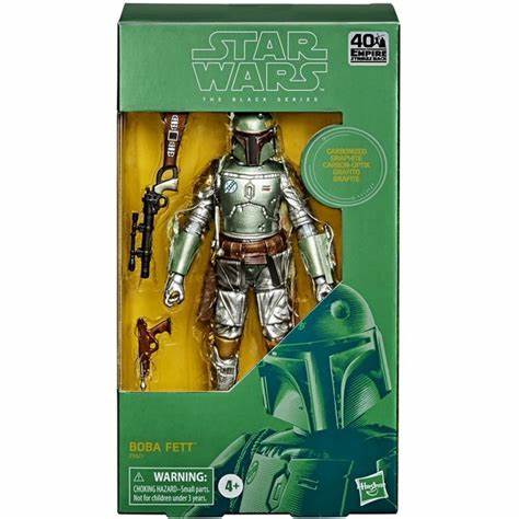 BOBA FETT CARBONIZED BLACK SERIES STAR WARS HASBRO