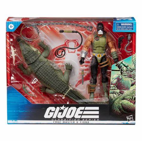 CROC MASTER & FIONA G.I.JOE CLASSIFIED HASBRO