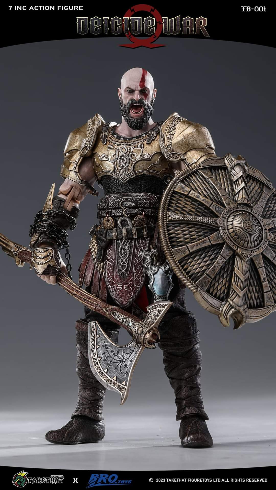 KRATOS GOD OF WAR DIOS DE LA GUERRA BROTOYS STUDIO