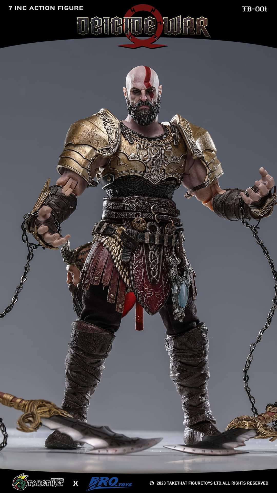 KRATOS GOD OF WAR DIOS DE LA GUERRA BROTOYS STUDIO