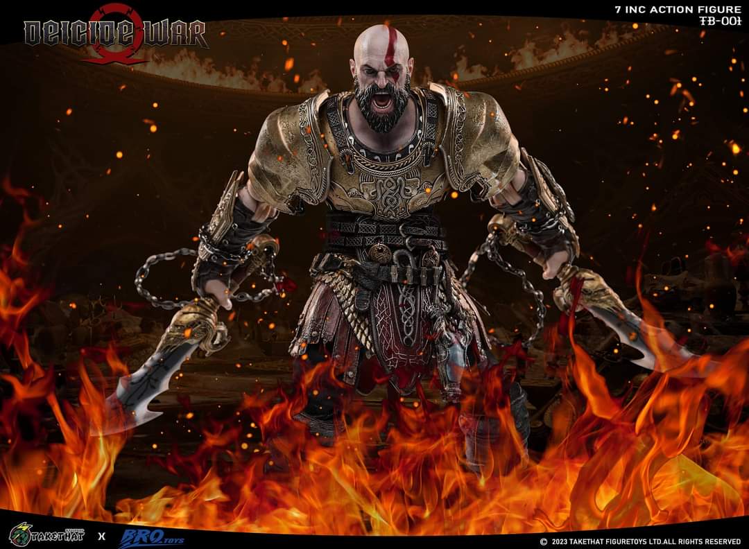 KRATOS GOD OF WAR DIOS DE LA GUERRA BROTOYS STUDIO