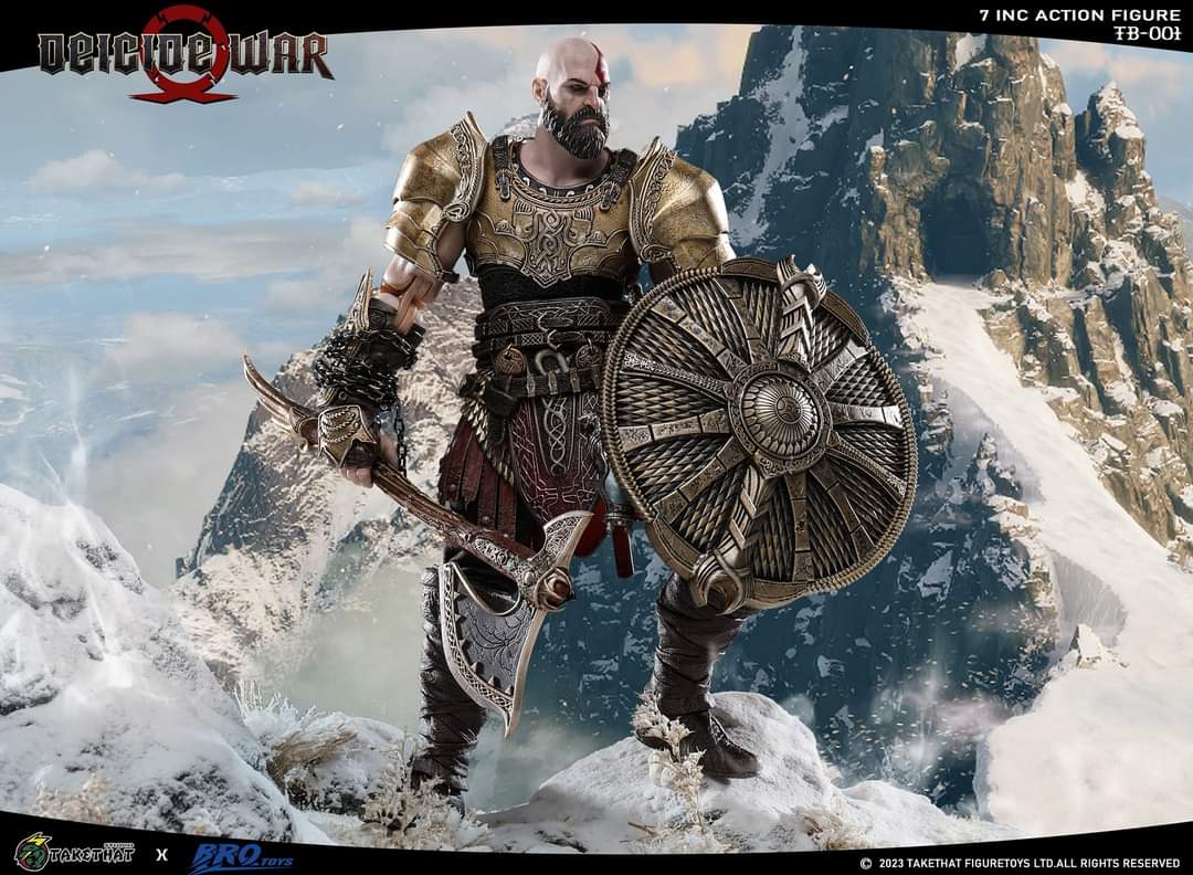 KRATOS GOD OF WAR DIOS DE LA GUERRA BROTOYS STUDIO