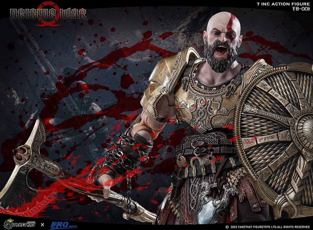 KRATOS GOD OF WAR DIOS DE LA GUERRA BROTOYS STUDIO