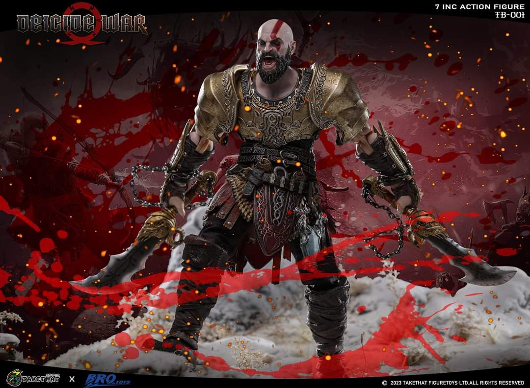 KRATOS GOD OF WAR DIOS DE LA GUERRA BROTOYS STUDIO