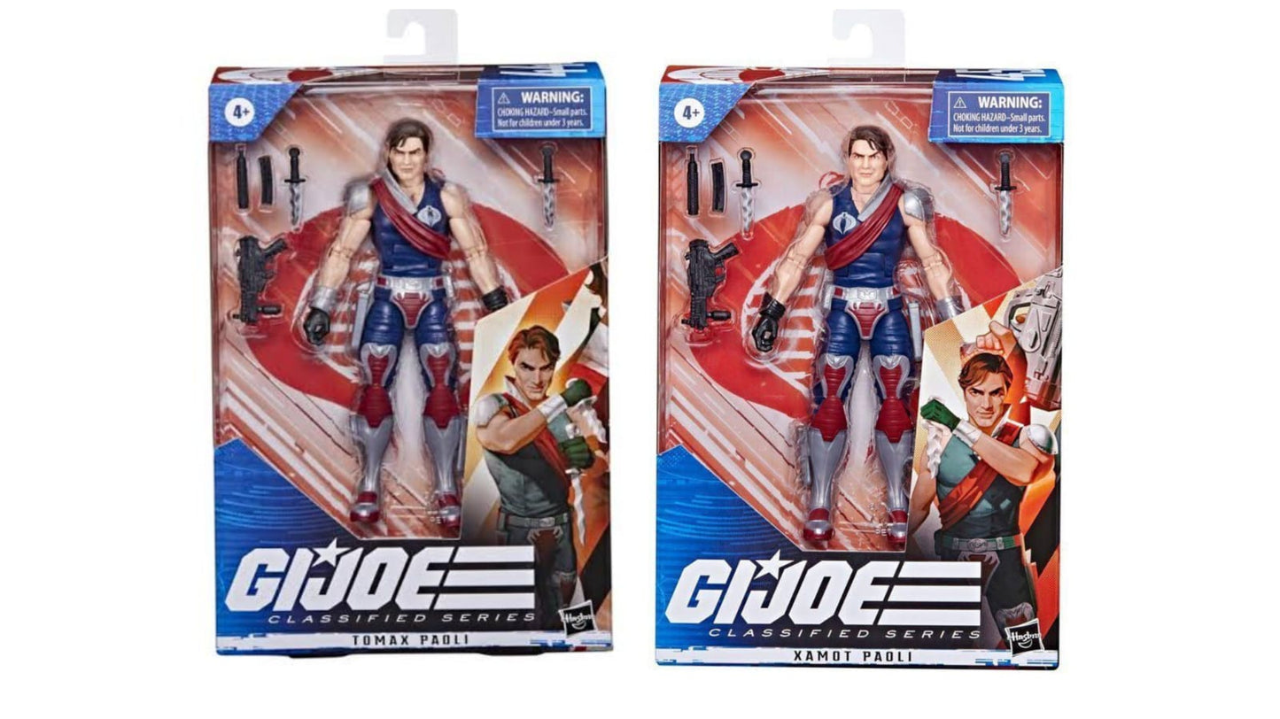 SET TOMAX Y XAMOT G.I.JOE CLASSIFIED HASBRO