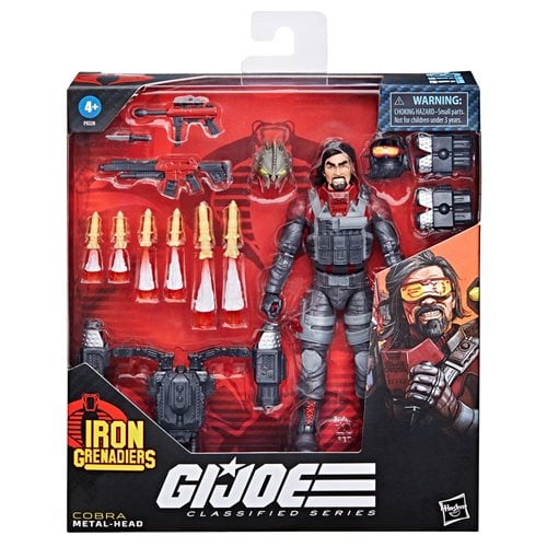 IRON GRENADIER METAL HEAD G.I.JOE CLASSIFIED HASBRO