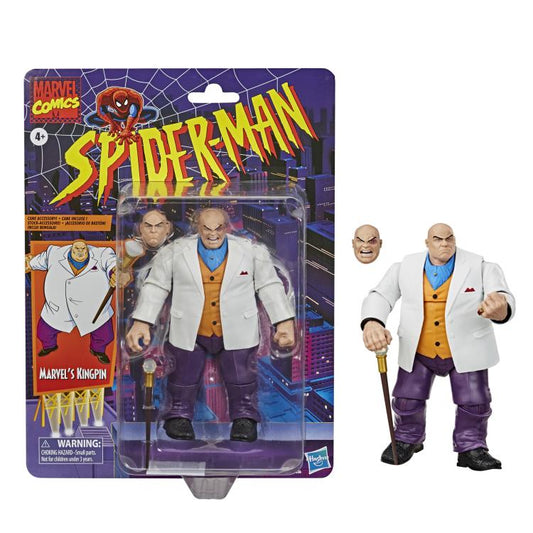 KINGPIN RETROCARD SPIDERMAN MARVEL LEGENDS HASBRO