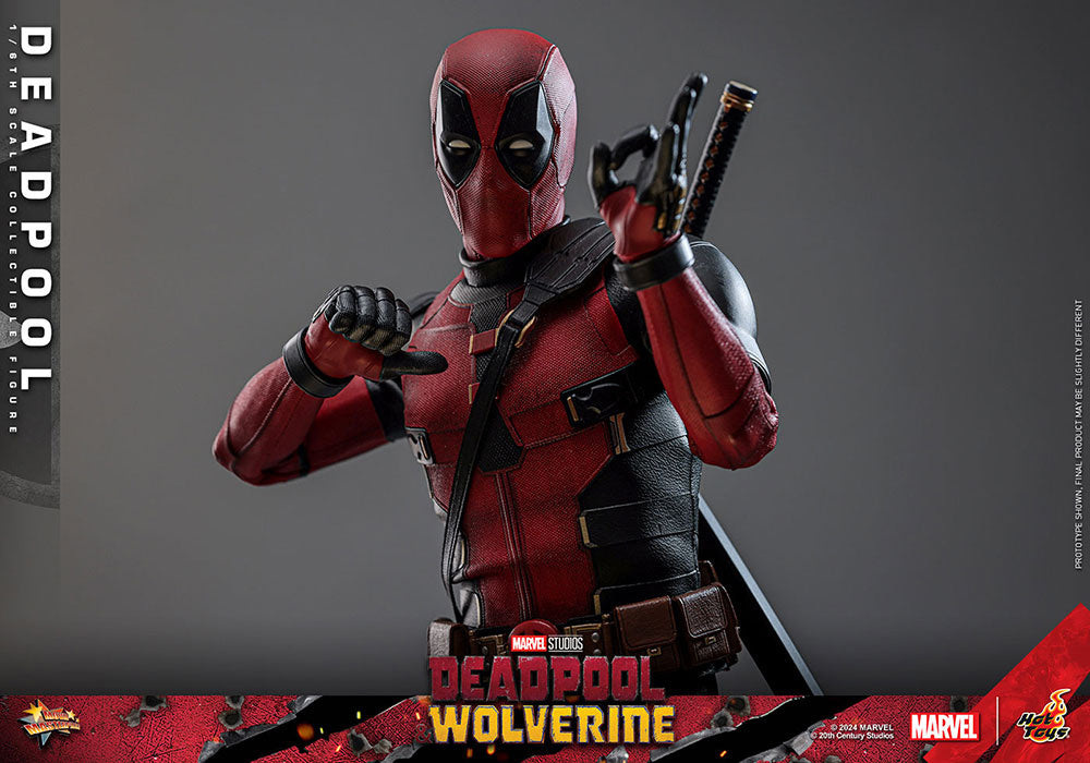 DEADPOOL (DEADPOOL Y WOLVERINE) HOT TOYS DELUXE EDITION 1:6
