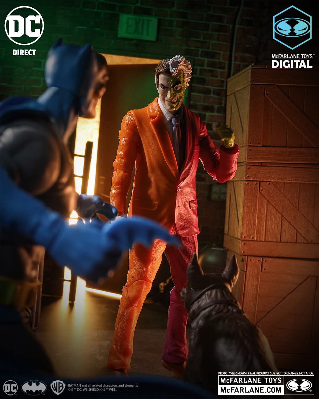 TWO FACES SILVER AGE DC MULTIVERSE MCFARLANE