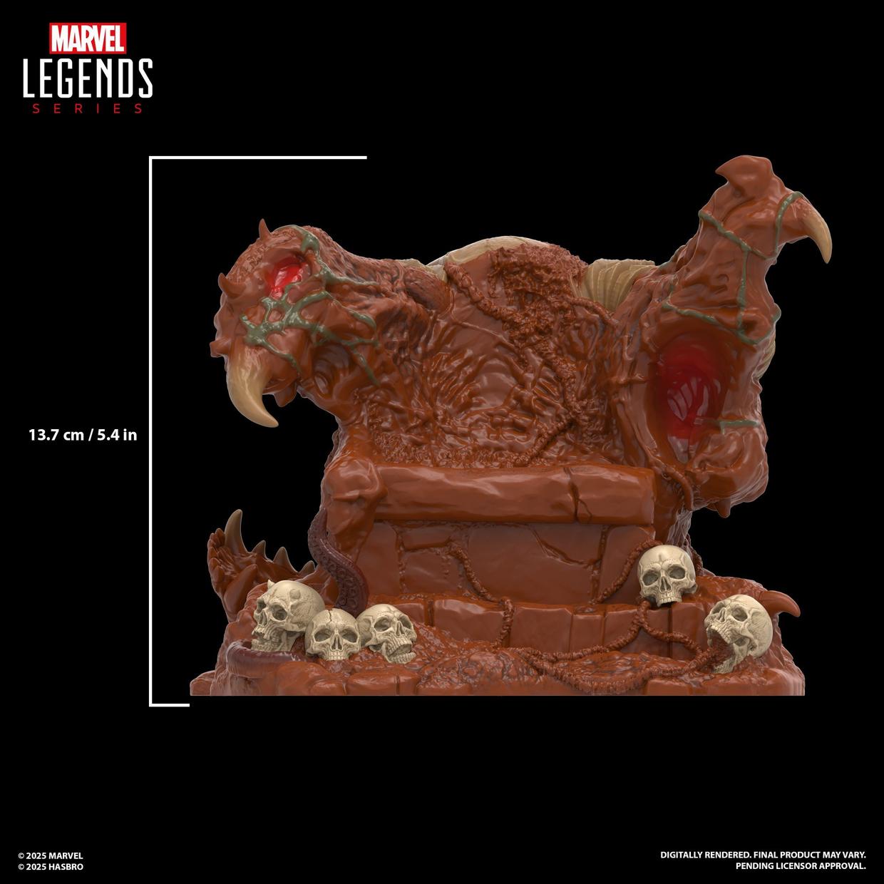 MEPHISTO CON TRONO INFERNAL MARVEL LEGENDS EXCLUSIVO HASLAB HASBRO