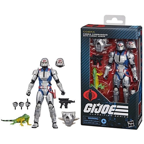 COMANDANTE COBRA CON ARMADURA DE COMBATE G.I.JOE CLASSIFIED SERIES HASBRO