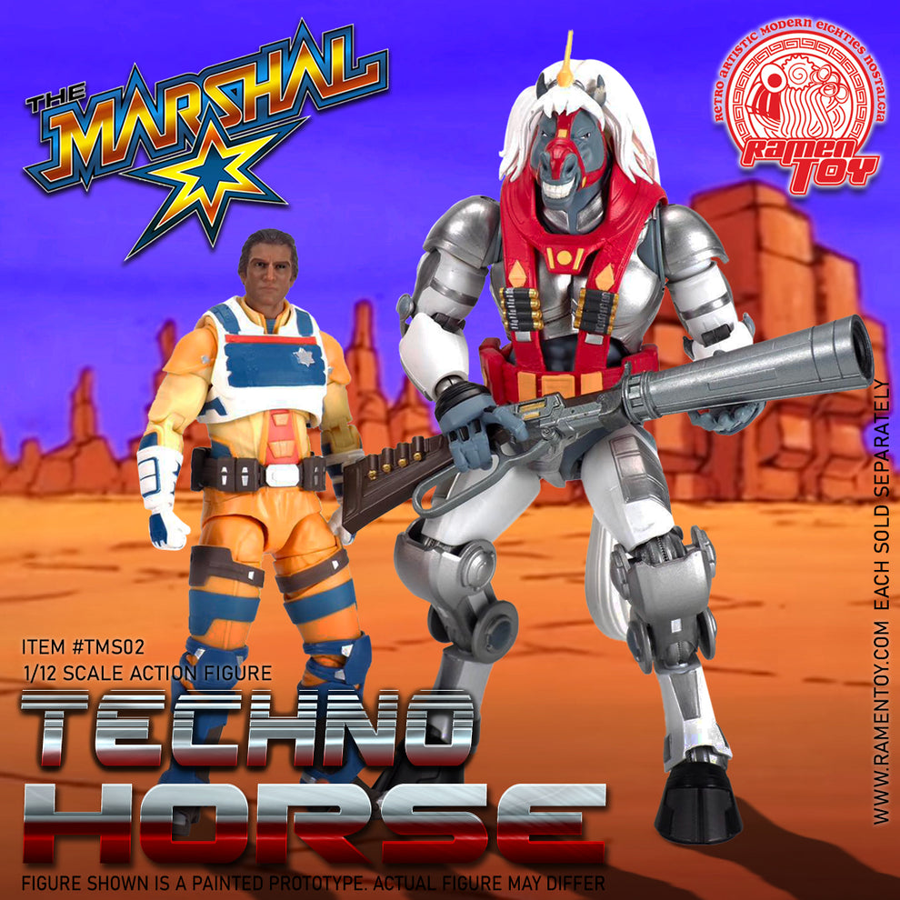 TECHNO HORSE (30-30) THE MARSHAL RAMEN TOYS