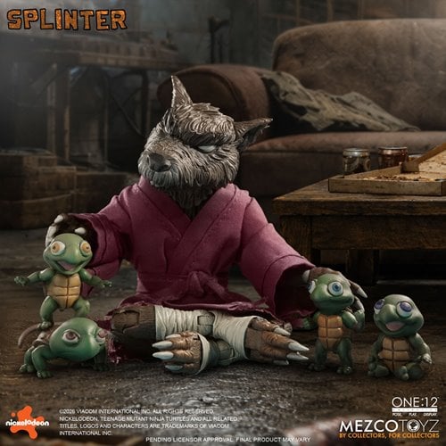 SPLINTER TMNT MEZCO ONE:12