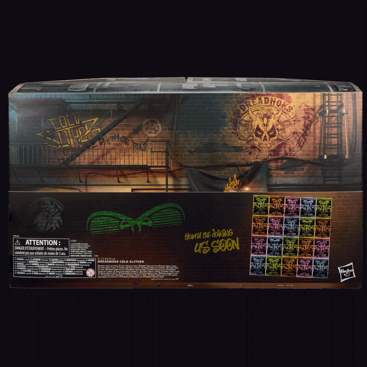 COLD SLITHER PACK G.I.JOE CLASSIFIED SDCC HASBRO