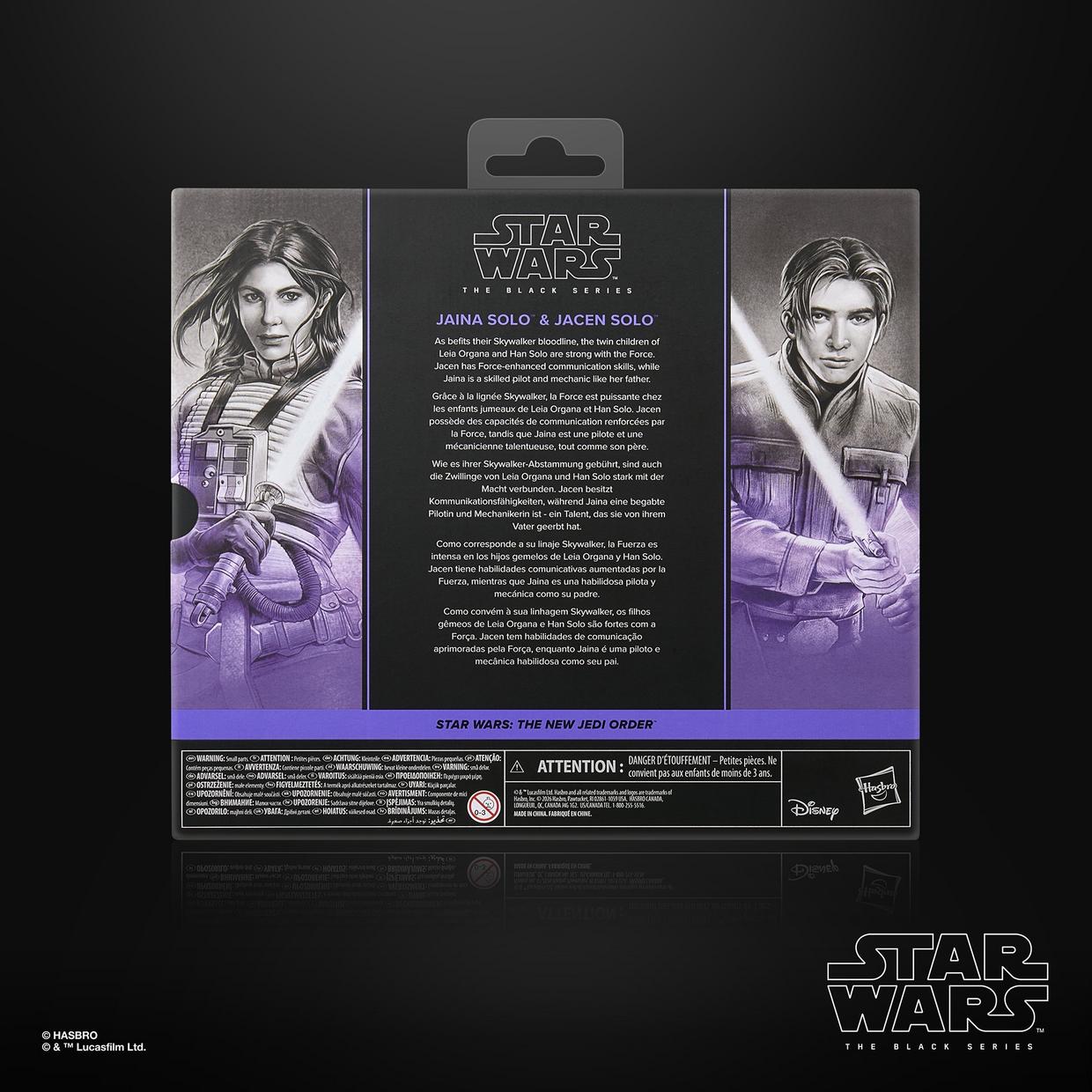 JAINA SOLO Y JACEN SOLO 2PACK STAR WARS BLACK SERIES HASBRO PULSE