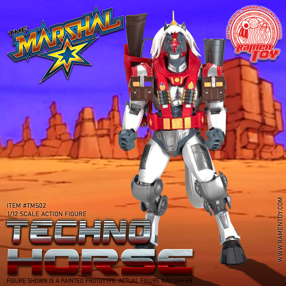 TECHNO HORSE (30-30) THE MARSHAL RAMEN TOYS