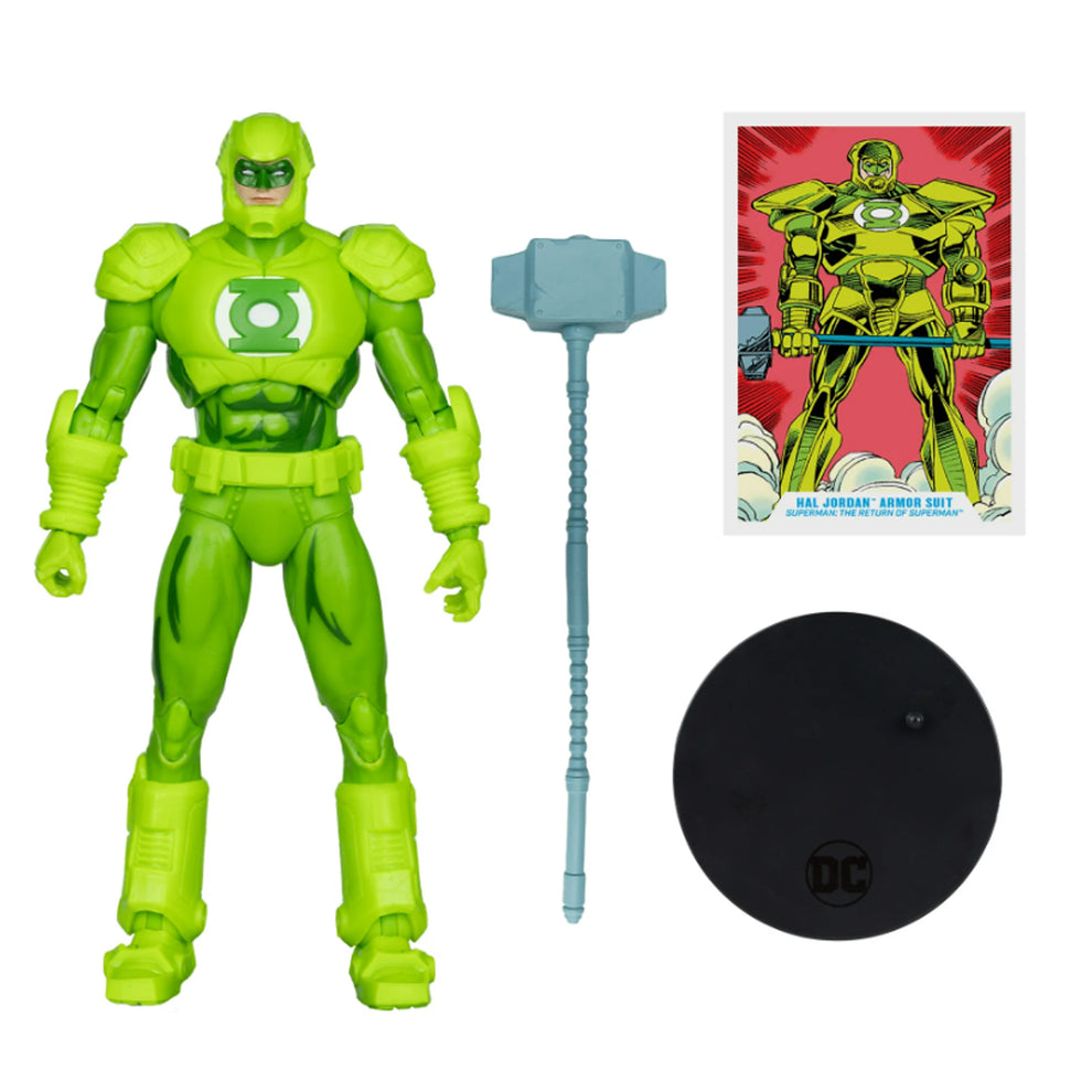 GREEN LANTERN HAL JORDAN ARMOR SUIT (RETURN OF SUPERMAN) DC MULTIVERSE MCFARLANE