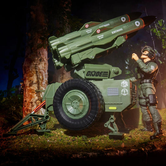 CLAYTON "HAWK" ABERNATHY CON M.M.S (MOBILE MISSIL SYSTEM) G.I.JOE CLASSIFIED HASBRO