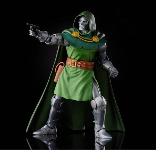 DR DOOM FANTASTIC FOUR MARVEL LEGENDS RETRO CARD HASBRO