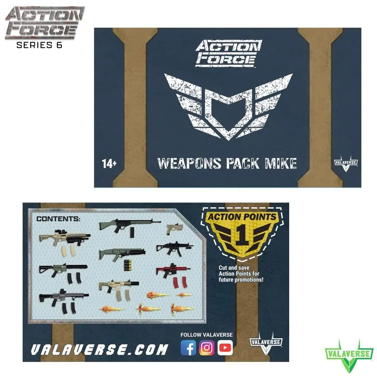 WEAPONS PACK "MIKE" ACTION FORCE VALAVERSE