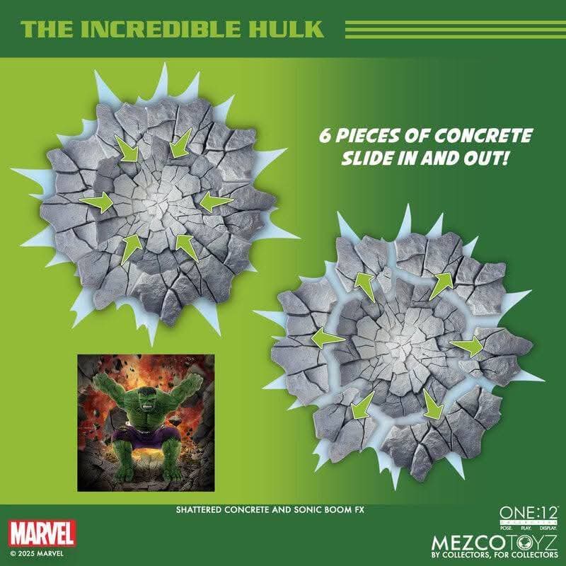 THE INCREDIBLE HULK MARVEL MEZCO ONE:12
