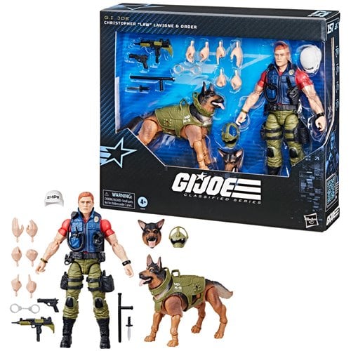 CHRISTOPHER LAW LAVIGNE Y ORDER G.I.JOE CLASSIFIED HASBRO