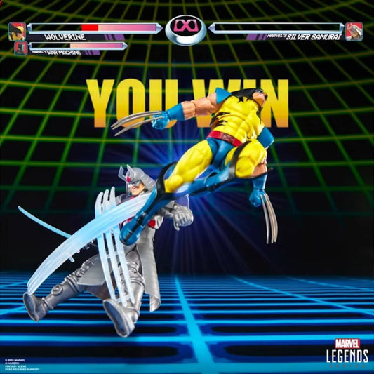 WOLVERINE VS SILVER SAMURAI GAMERVERSE MARVEL LEGENDS HASBRO FAN CHANNEL