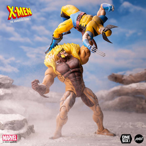 SABRETOOTH XMEN THE ANIMATED SERIES VERSION REGULAR MONDO 1/6