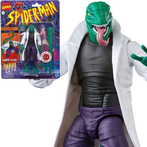 LIZARD SPIDERMAN RETRO MARVEL LEGENDS HASBRO