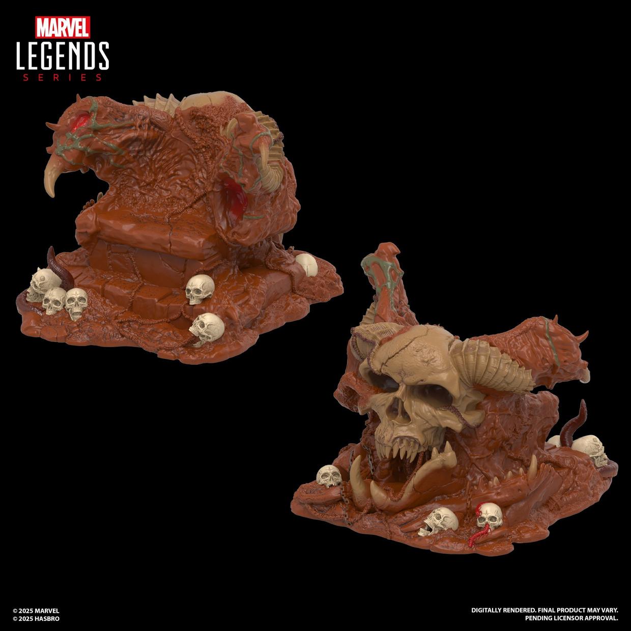 MEPHISTO CON TRONO INFERNAL MARVEL LEGENDS EXCLUSIVO HASLAB HASBRO