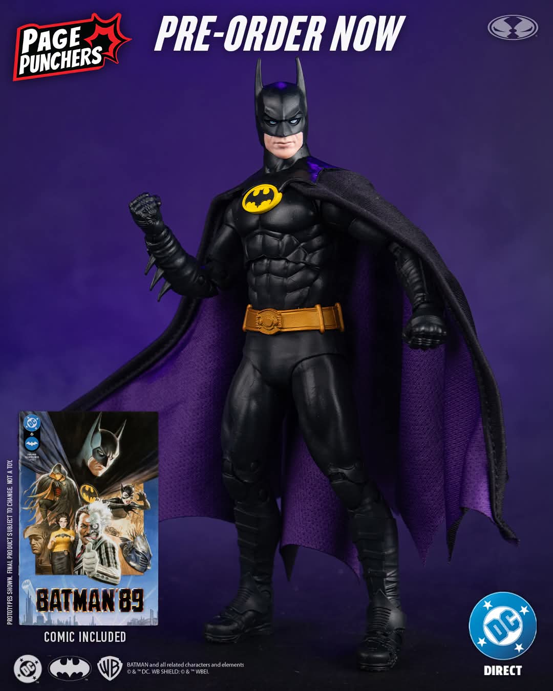 BATMAN 89 PAGE PUNCHERS DC MULTIVERSE MCFARLANE