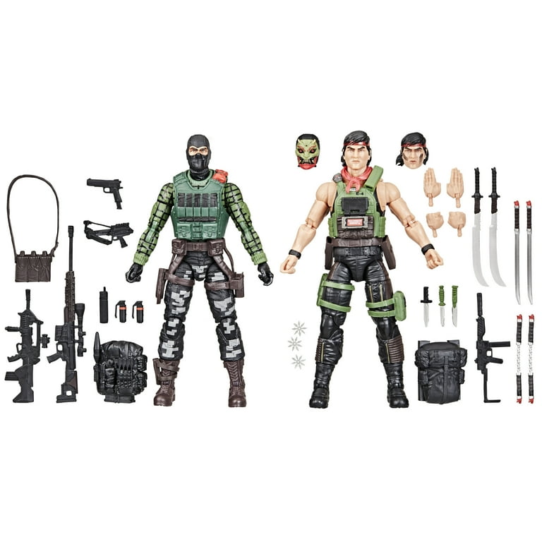 BEACH HEAD Y QUICK KICK TWO PACK NIGHTFORCE G.I.JOE CLASSIFIED HASBRO EXCLUSIVO WALMART