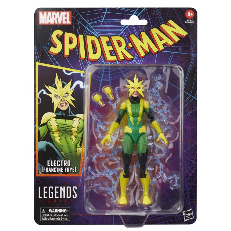 ELECTRO (FRANCINE FRYE) WAVE SPIDERMAN MARVEL LEGENDS HASBRO