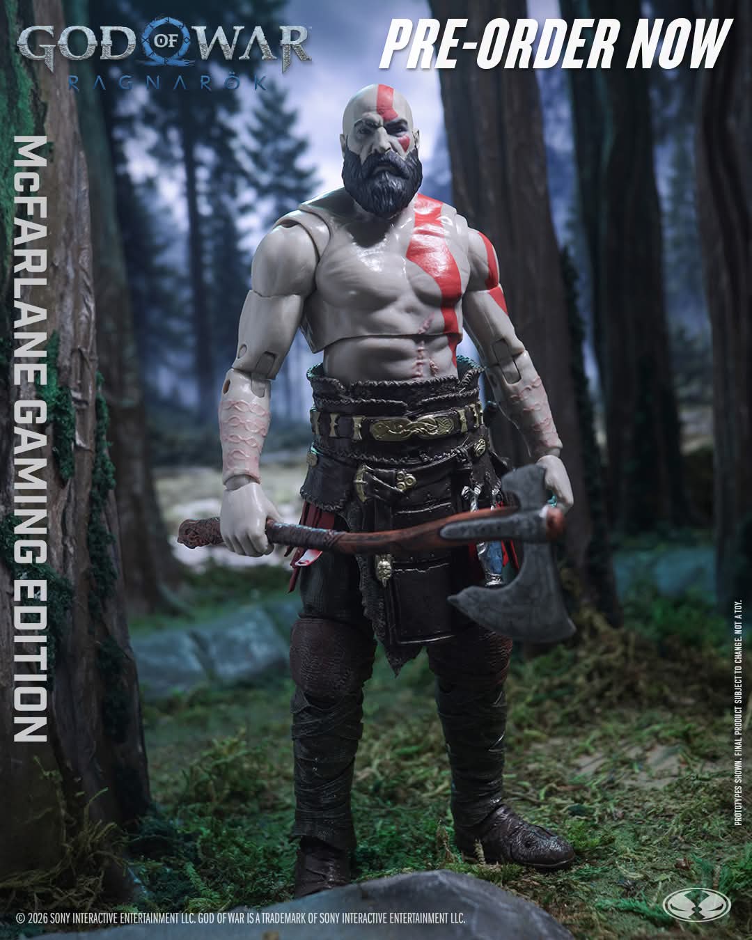 KRATOS GOD OF WAR GAMING MCFARLANE