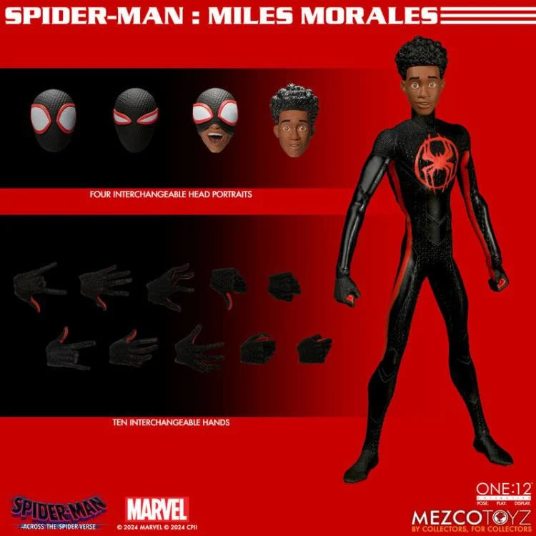MILES MORALES ACROSS THE SPIDERVERSE MEZCO ONE:12