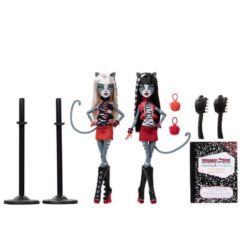 CREEPRODUCTION MEOWLODY Y PERRSEPHONE DOLLS MONSTER HIGH BOO-RIGINAL MATTEL