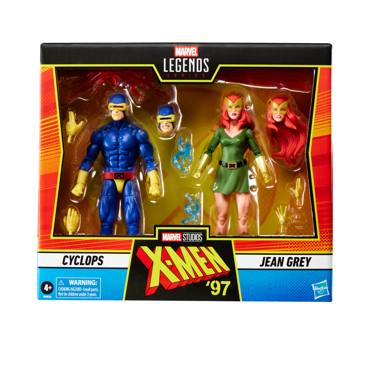 CYCLOPS Y JEAN GRAY XMEN 97 MARVEL LEGENDS HASBRO EXCLUSIVO