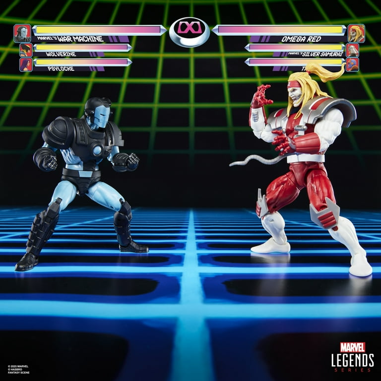 WAR MACHINE VS OMEGA RED GAMERVERSE MARVEL LEGENDS HASBRO EXCLUSIVO WALMART