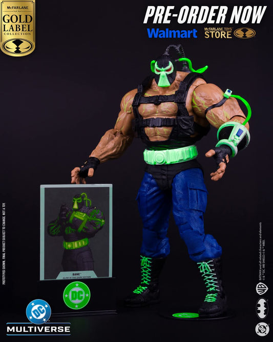 BANE DC MULTIVERSE MCFARLANE MEGAFIGURE GLOW IN THE DARK EXCLUSIVO WALMART