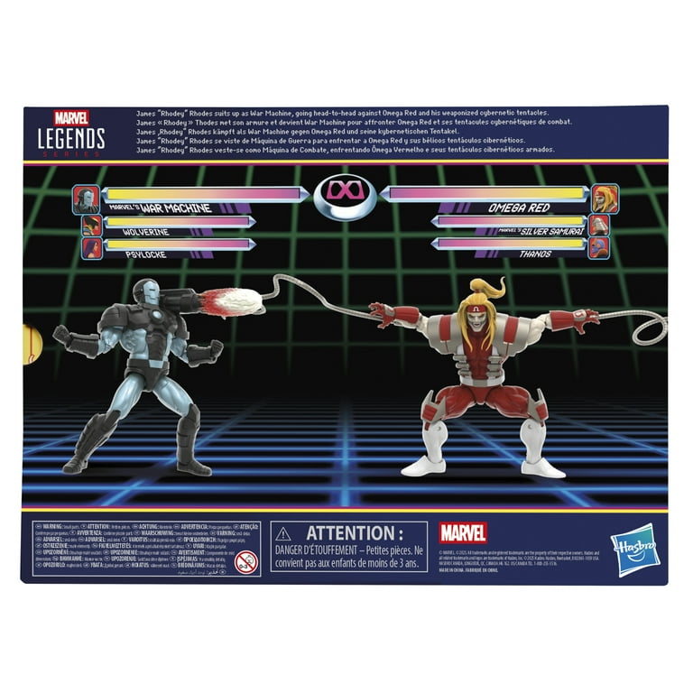 WAR MACHINE VS OMEGA RED GAMERVERSE MARVEL LEGENDS HASBRO EXCLUSIVO WALMART